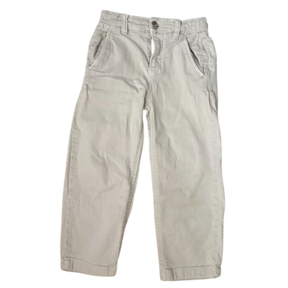 ZARA Kids Cream Baggy Pants Size 6